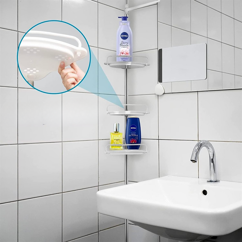 ALMACENAMIENTO TELESCÓPICO ACCESORIOS DE BAÑO MOBILIARIO DE DUCHA DE BAÑO