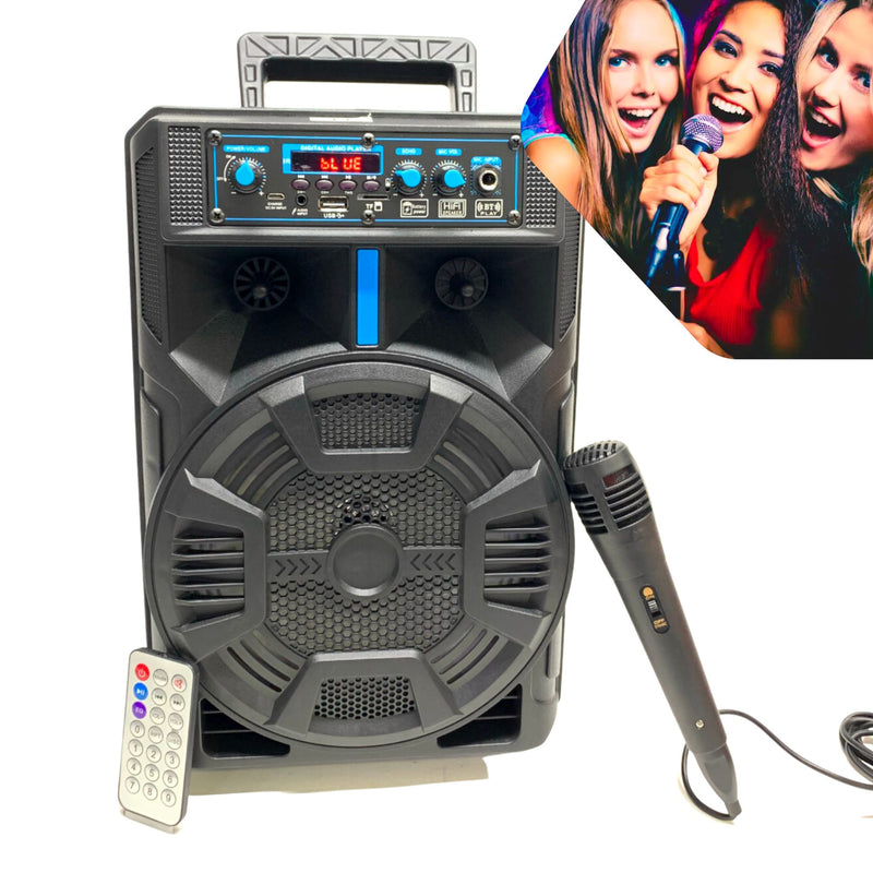 ALTAVOZ GUYOGA KARAOKE 5000W RECARGABLE CON MICRÓFONO