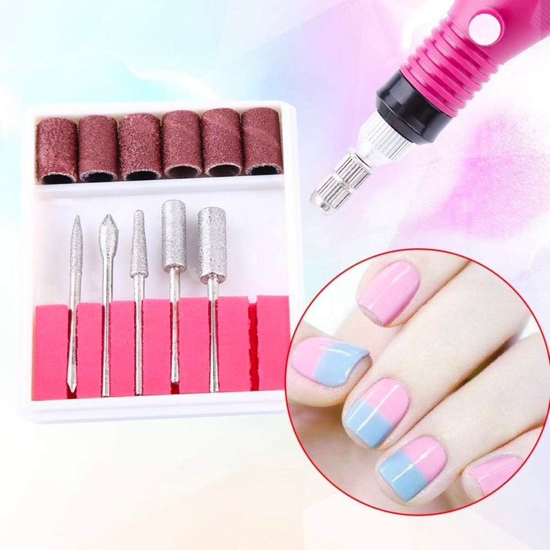 CORTADOR ELÉCTRICO PARA MANICURA Y PEDICURA CON 5 ACCESORIOS