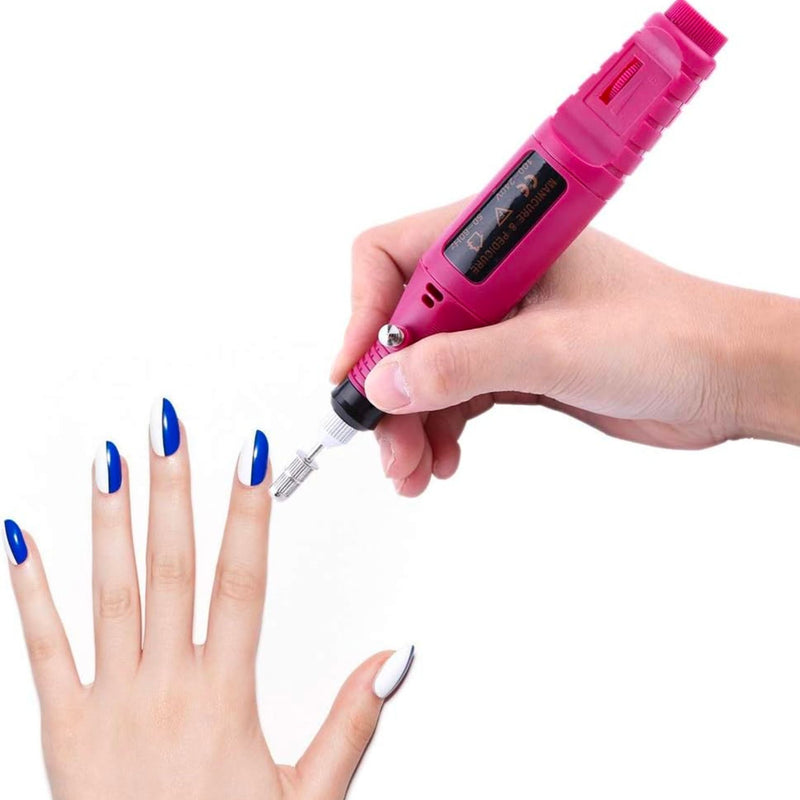 CORTADOR ELÉCTRICO PARA MANICURA Y PEDICURA CON 5 ACCESORIOS