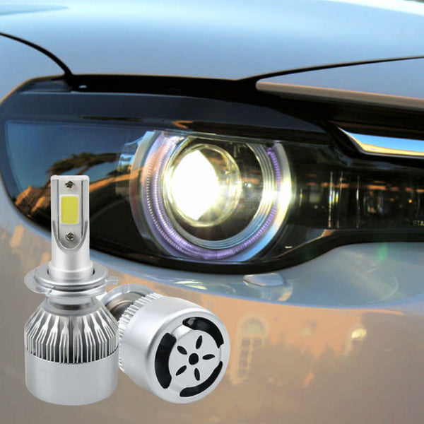 KIT LUCES LED COCHE-MOTO 3800LM 36W 6000K BLANCO FRIO H3-H4-H7