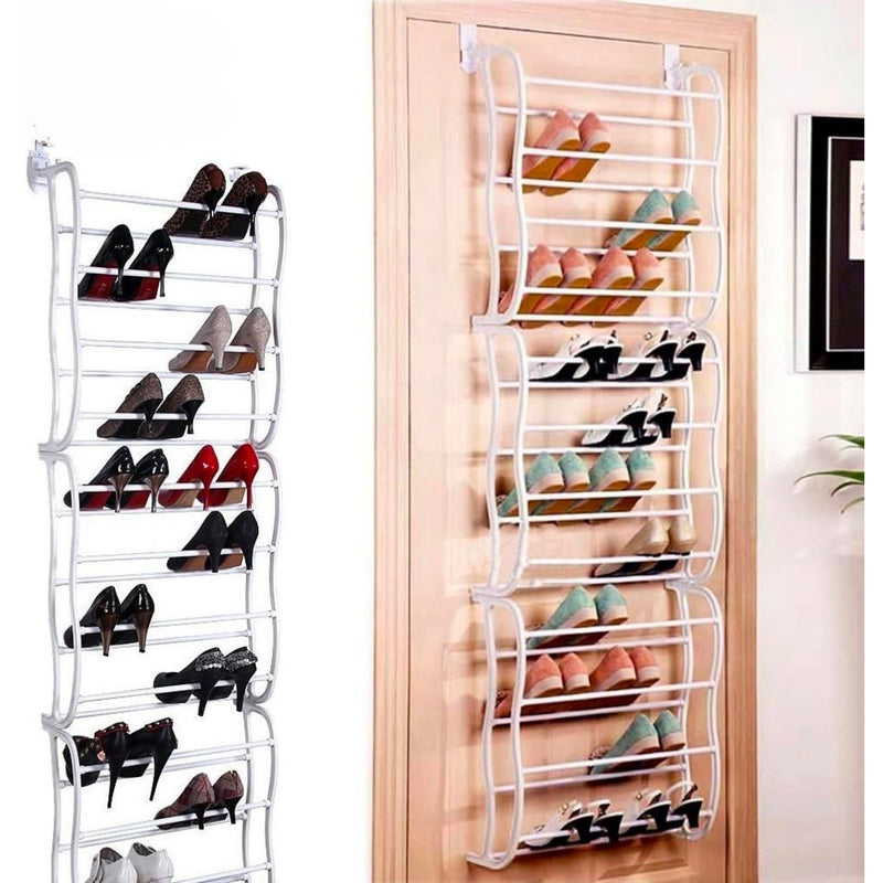 ZAPATERO DE PARED CON 12 ESTANTES PARA 36 PARES DE ZAPATOS