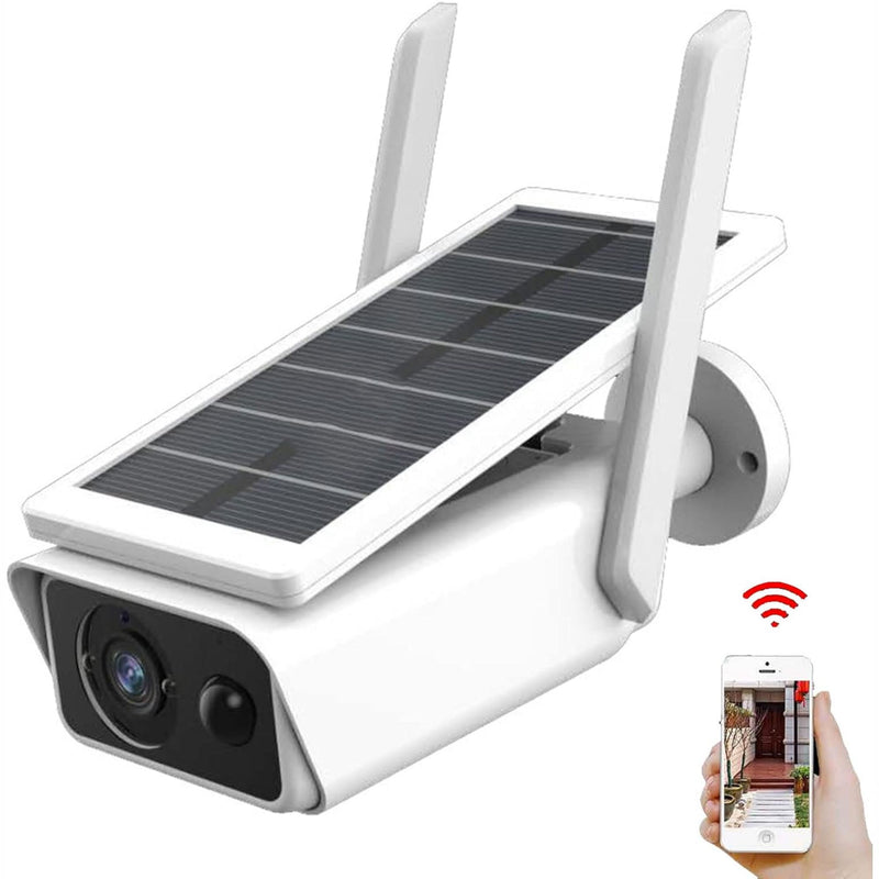 CÁMARA DE VIDEOVIGILANCIA IP67 CON PANEL SOLAR