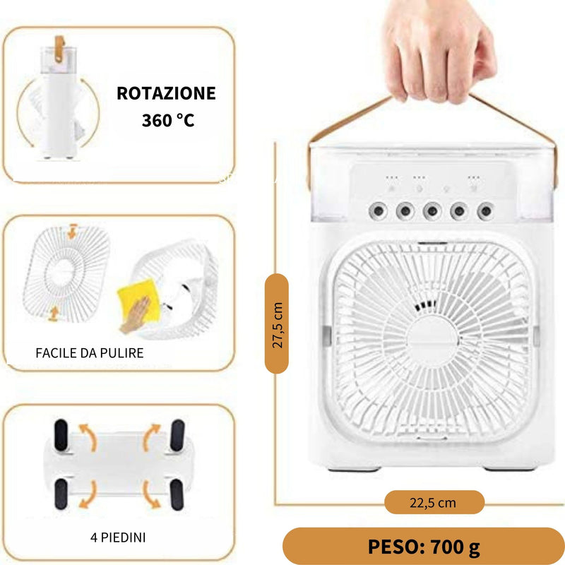 RAFFREDDATORE PORTATILE AIR COOLER - faccioaffari