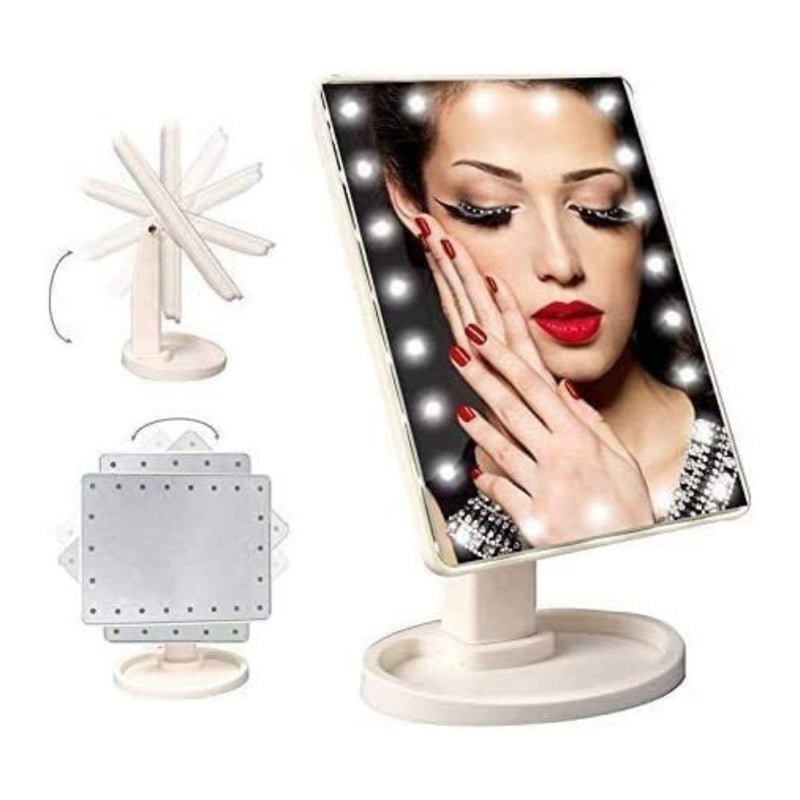 SPECCHIO PER TRUCCO CON 22 LUCI LED - faccioaffari